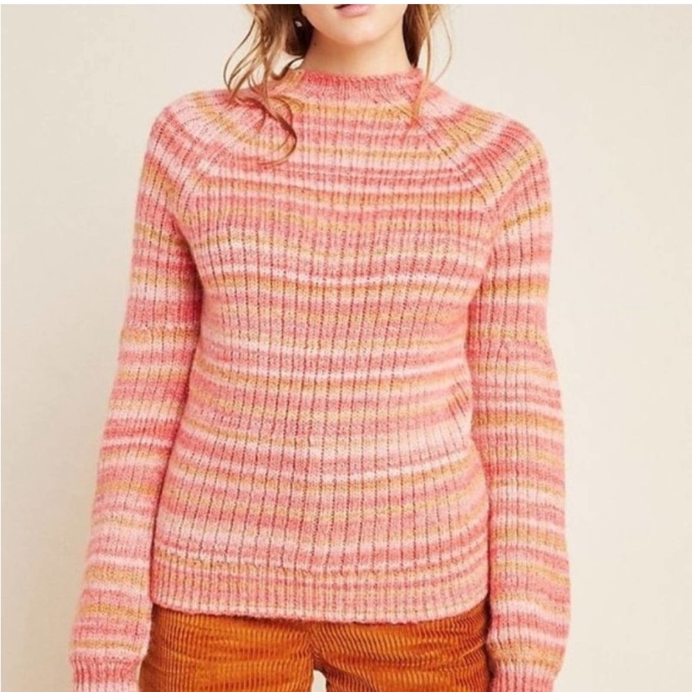 ✨ Anthropologie Drea Space-Dyed Sweater Sz S - Picture 2 of 7